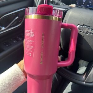 StarbucksXStanley Colab BERRY PINK GLITTER